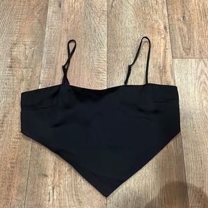 Forever 21 satin crop top